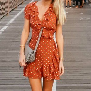 Realisation Par Valentina Dress in Red Star